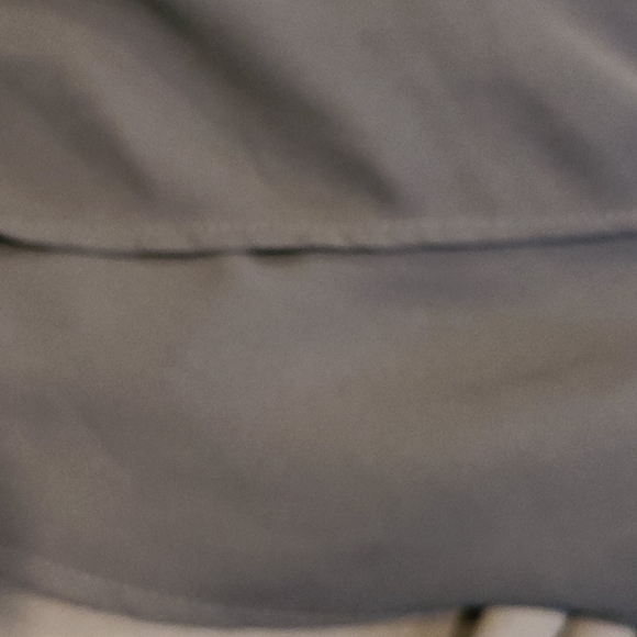 H&M black 2 layer semi sheer dress w/ silver trim - Picture 7 of 9